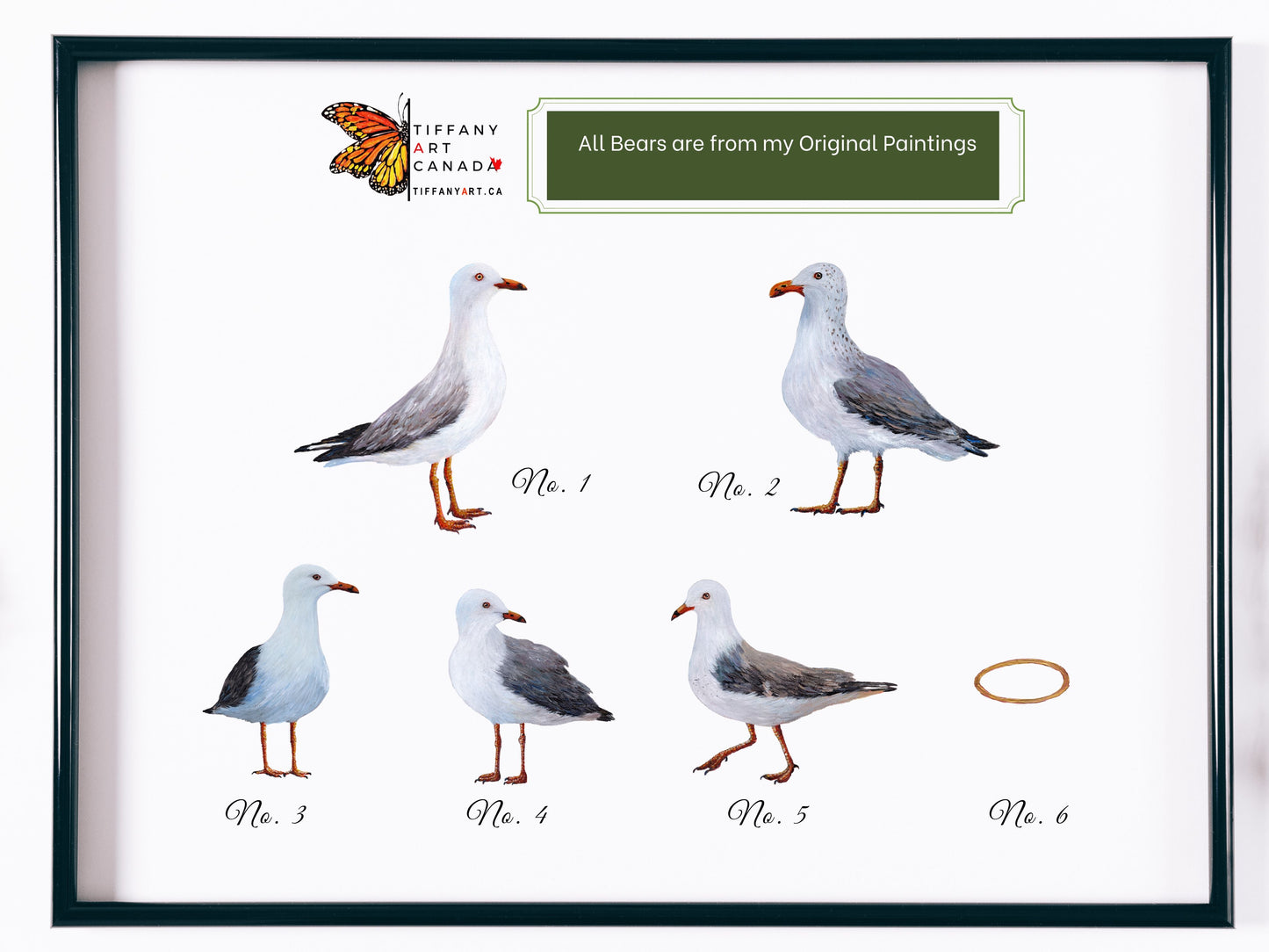 Sea Gull Family Art Print