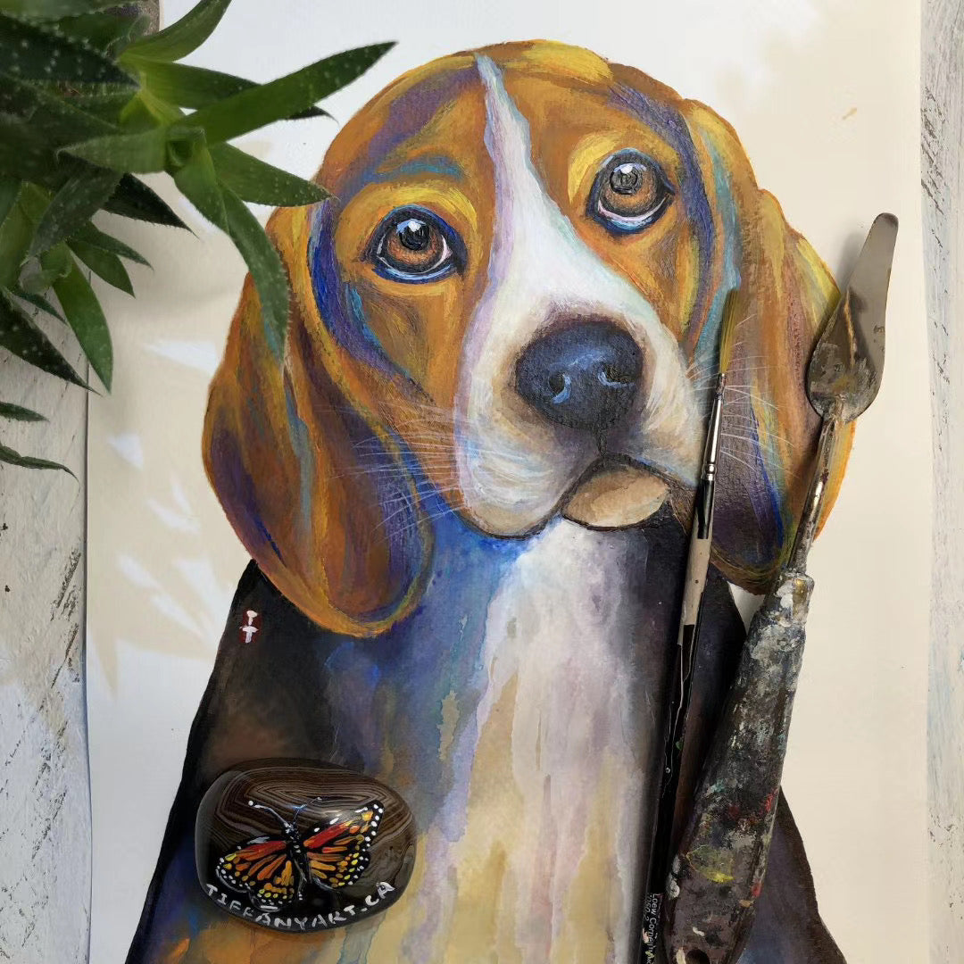 Custom Dog portrait from Your Photo