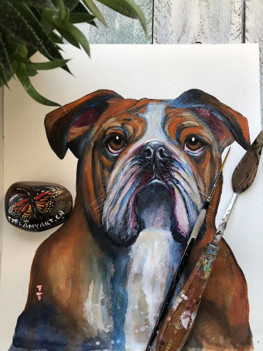Custom Dog portrait from Your Photo