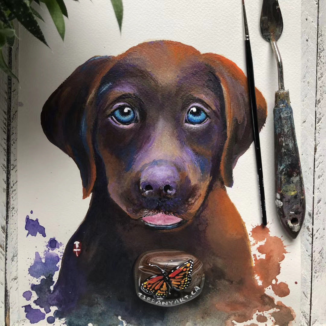 Custom Dog portrait from Your Photo
