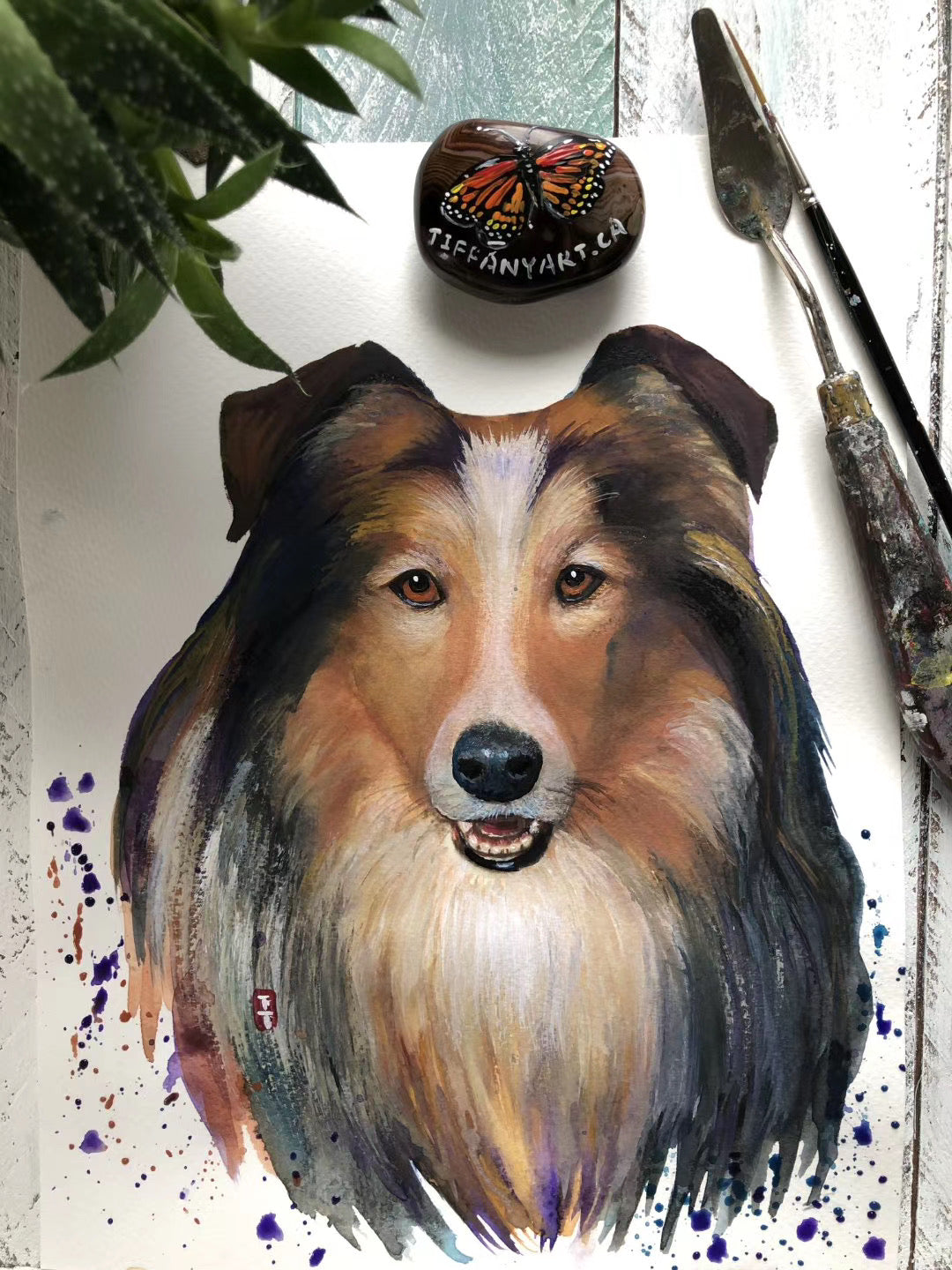 Custom Dog portrait from Your Photo