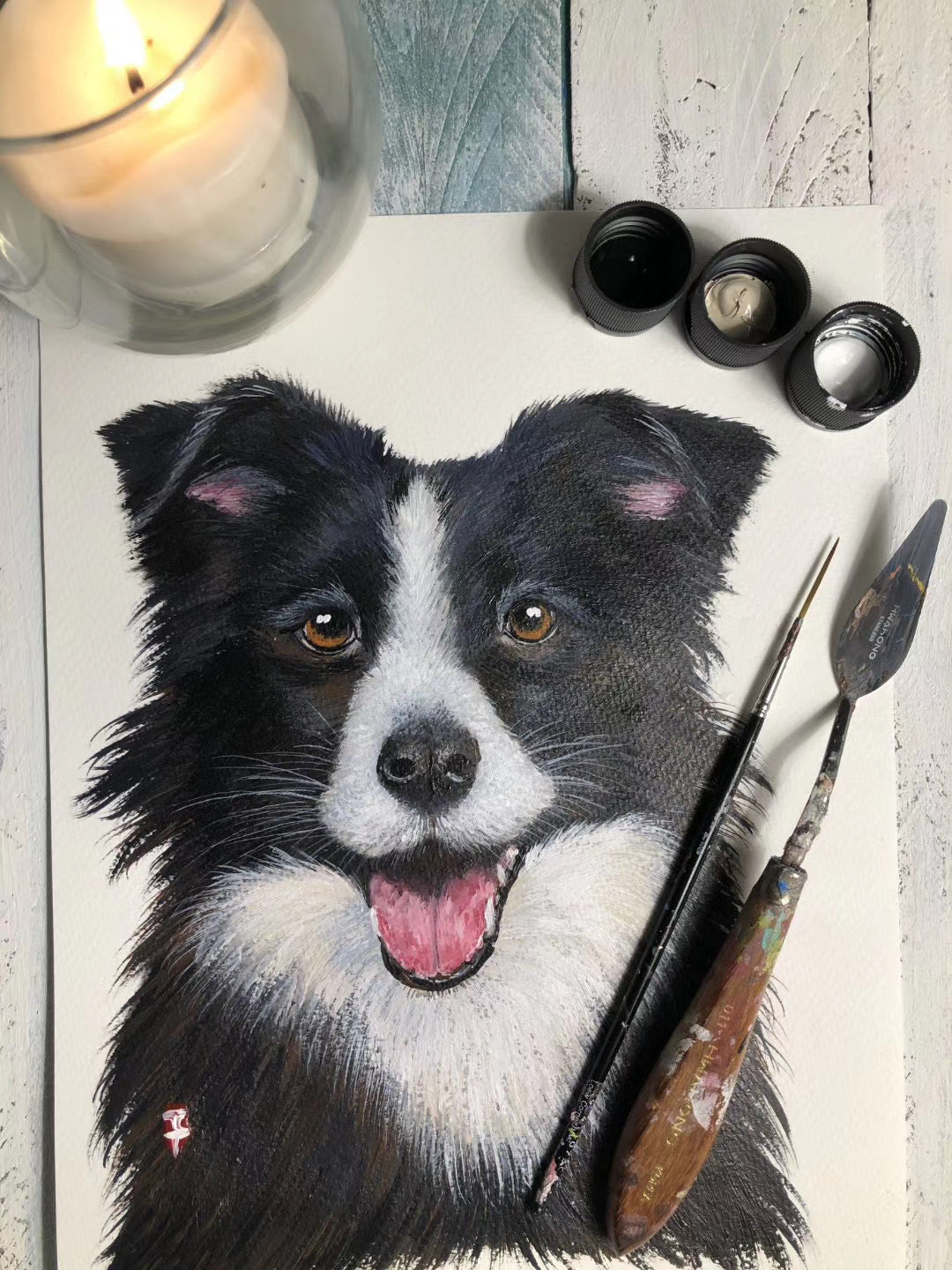 Custom Dog portrait from Your Photo