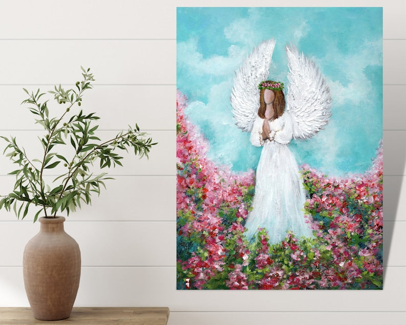 Abstract Angel painting