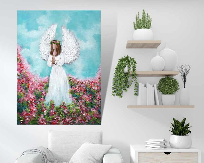 Abstract Angel painting