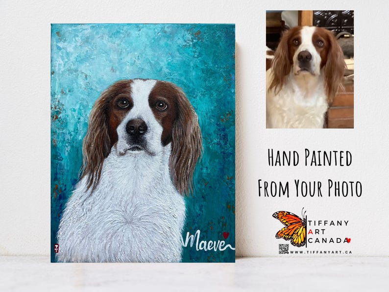 Custom Dog portrait from Your Photo