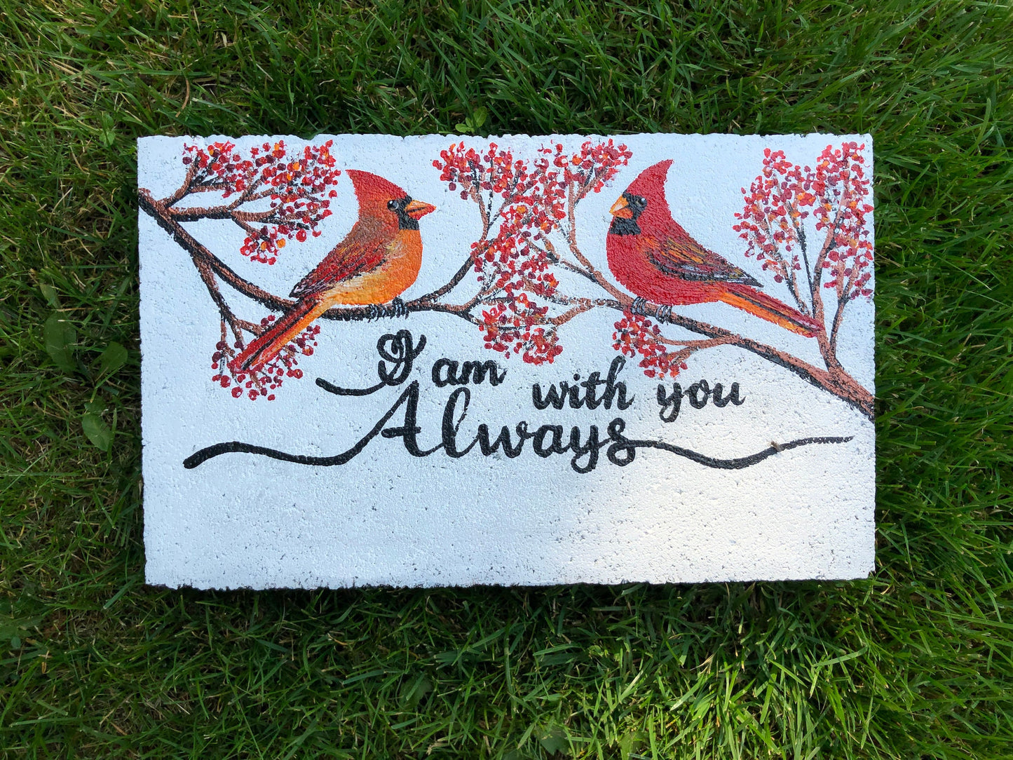 Cardinal Memorial Stone 6x9"