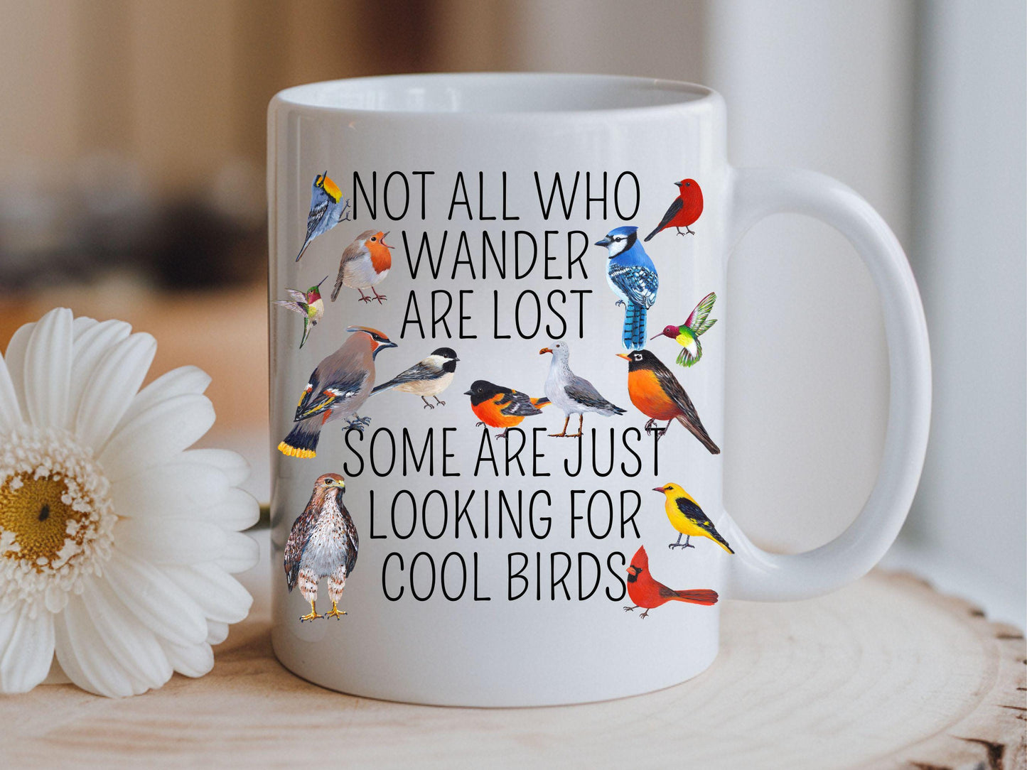 Personalized Bird Lover Mug: Custom Birdwatching Gift