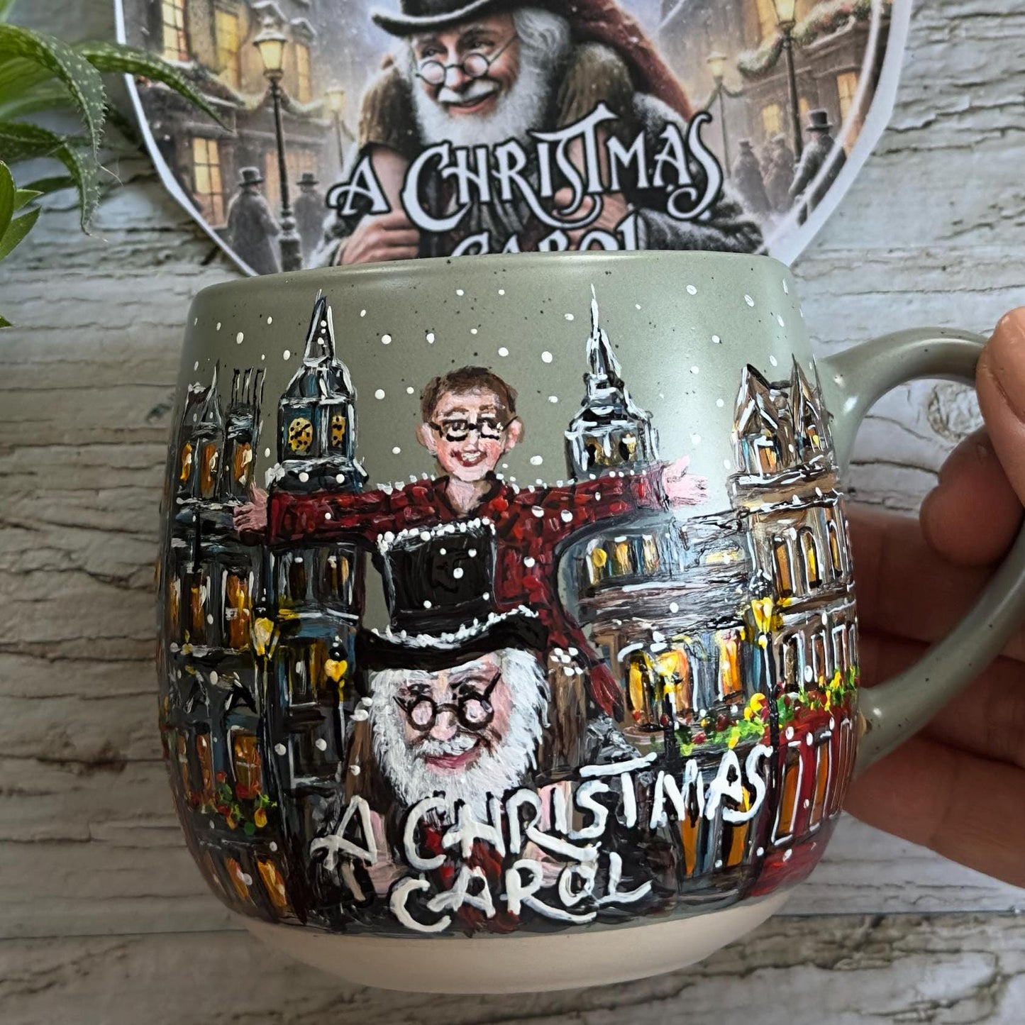 Hand Painted Portrait Mug: Custom Photo Ceramic Gift