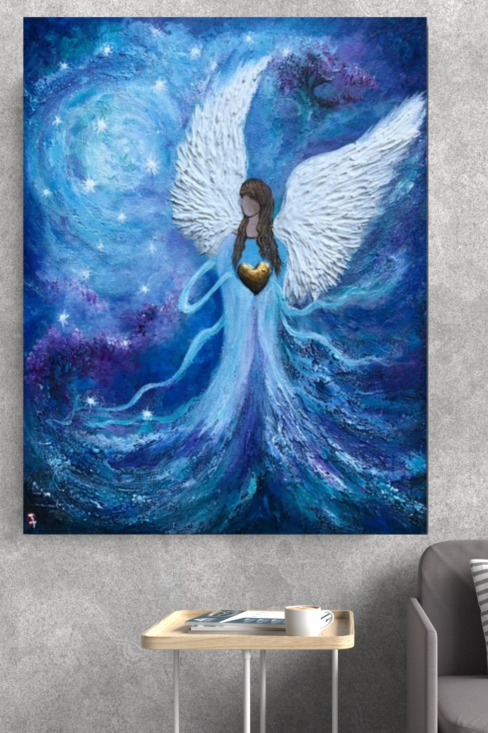 Abstract Angel painting