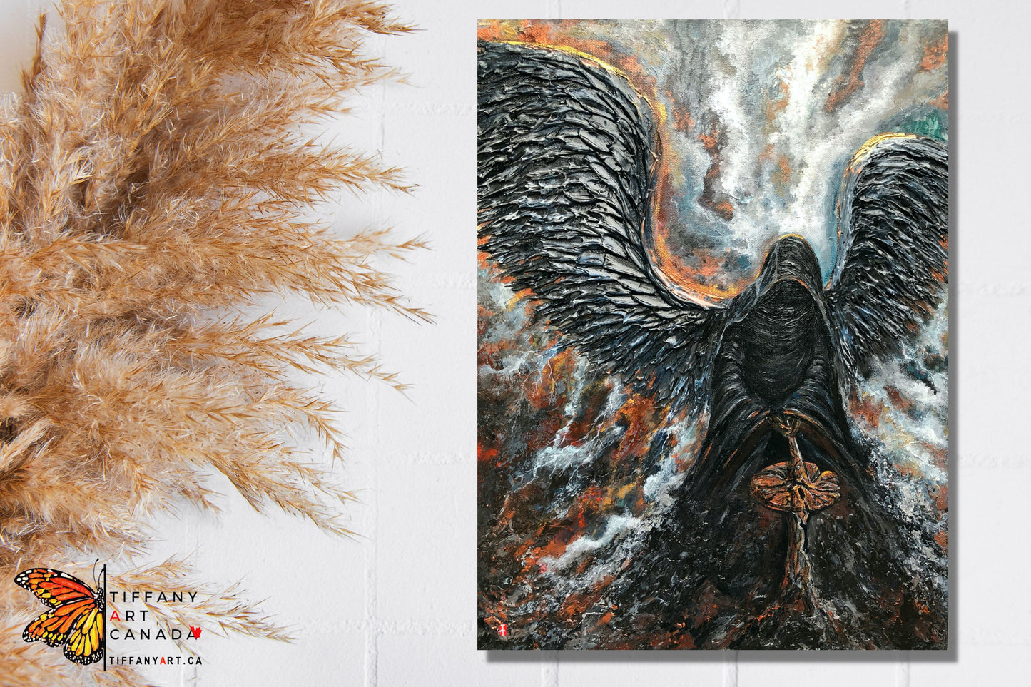 Angel of death painting