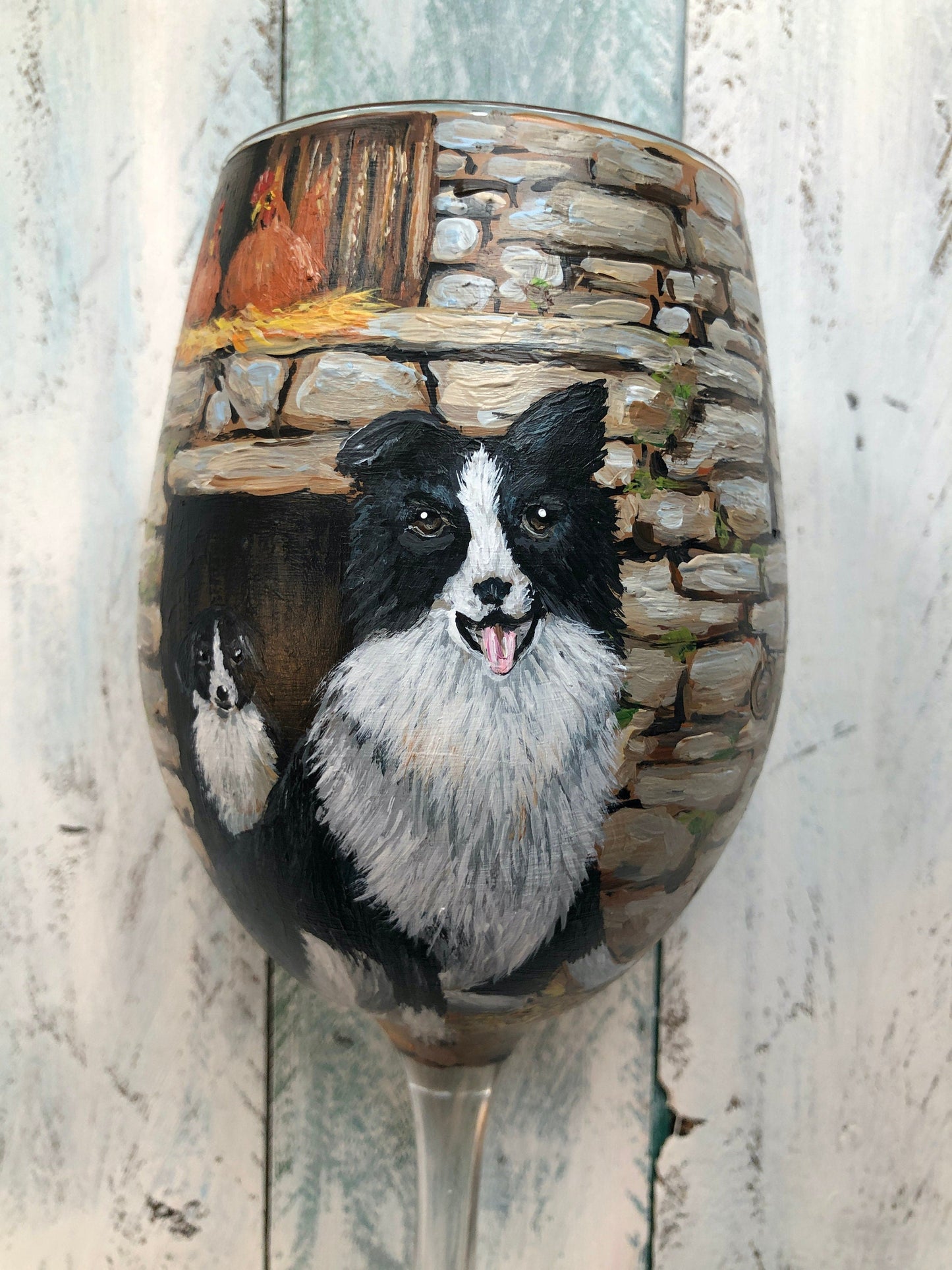 Custom Cat Wine Glass From Your Photo