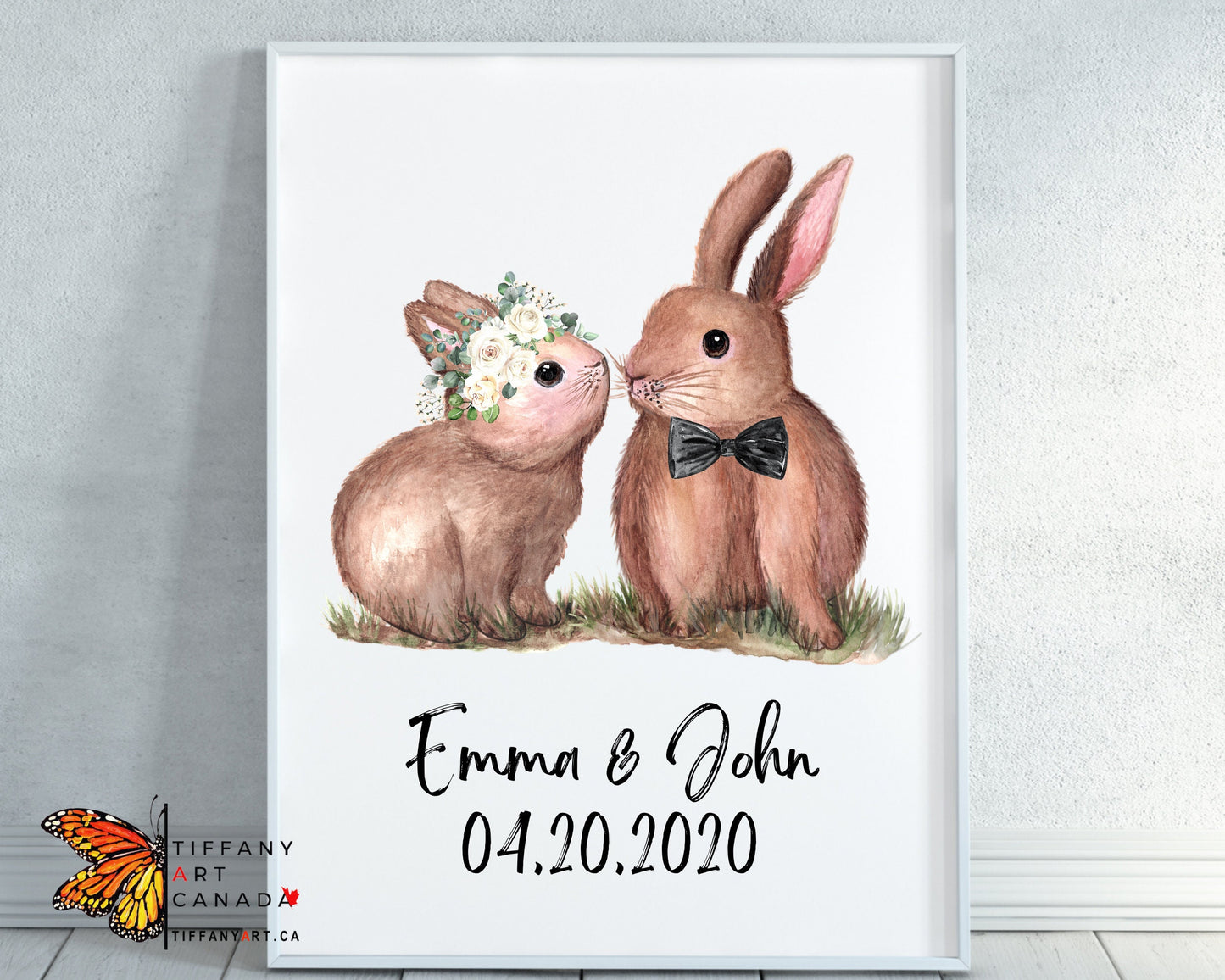 Bunny Couple Print