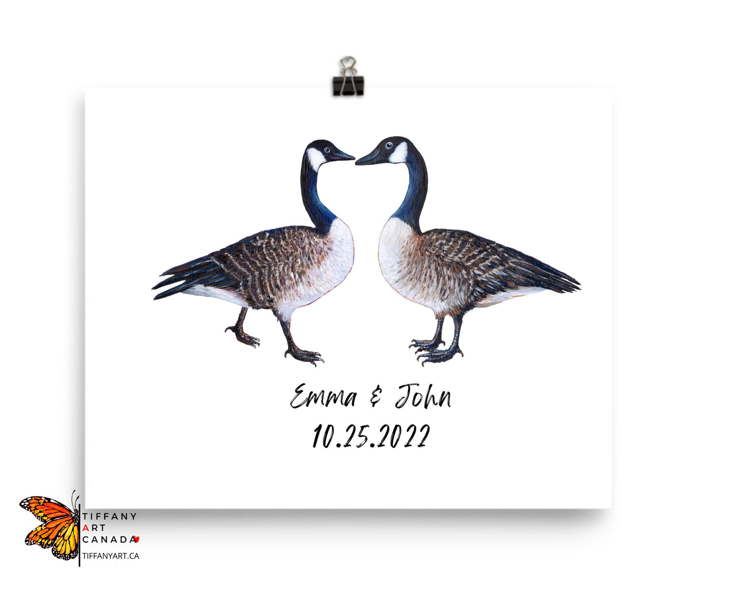 Canada Goose Couple Print