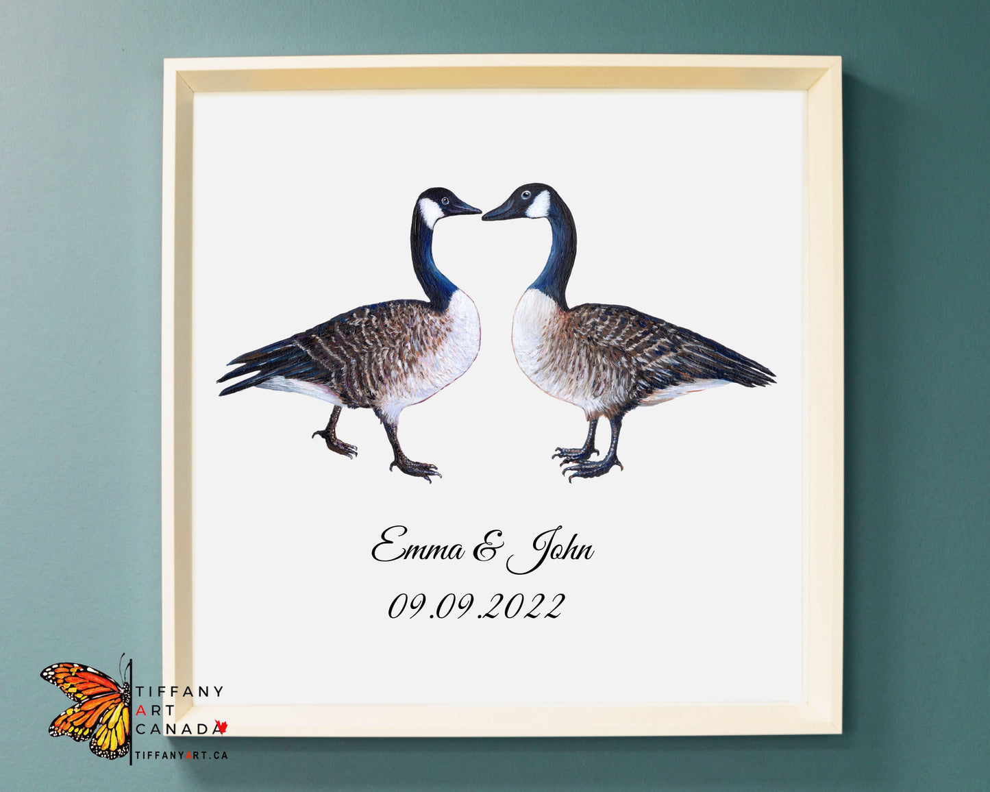 Canada Goose Couple Print