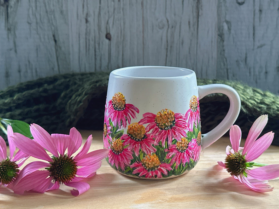 Looking for a Unique Handmade Gift? Try a Hand-Painted Birth Flower Mug