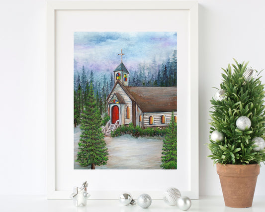 Country Church Print