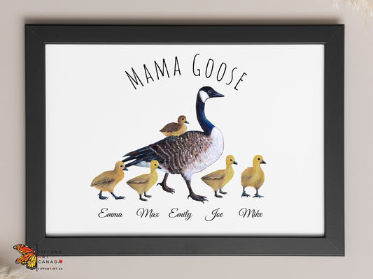 Personalized Mama Goose Print