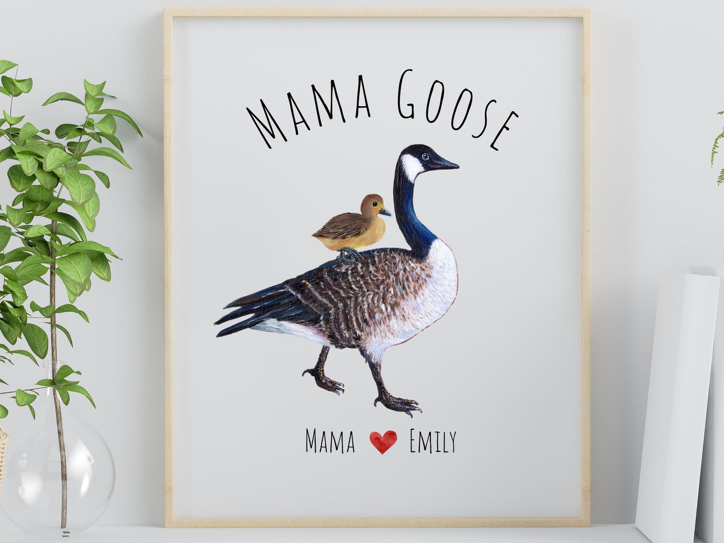 Personalized Mama Goose Print