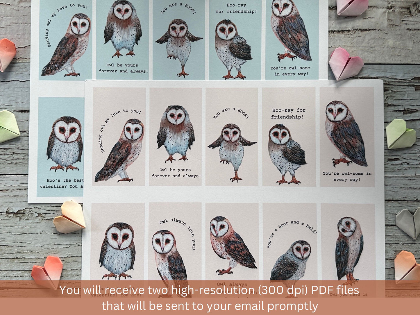 20 Min Owl Valentines Cards