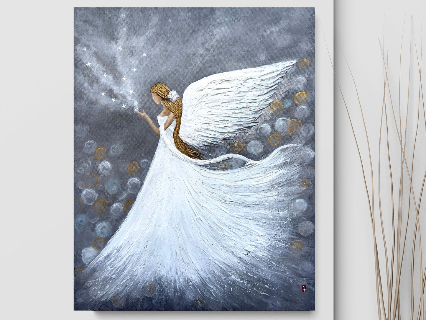 Abstract Angel painting