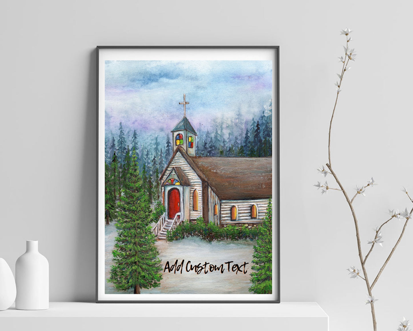 Country Church Print