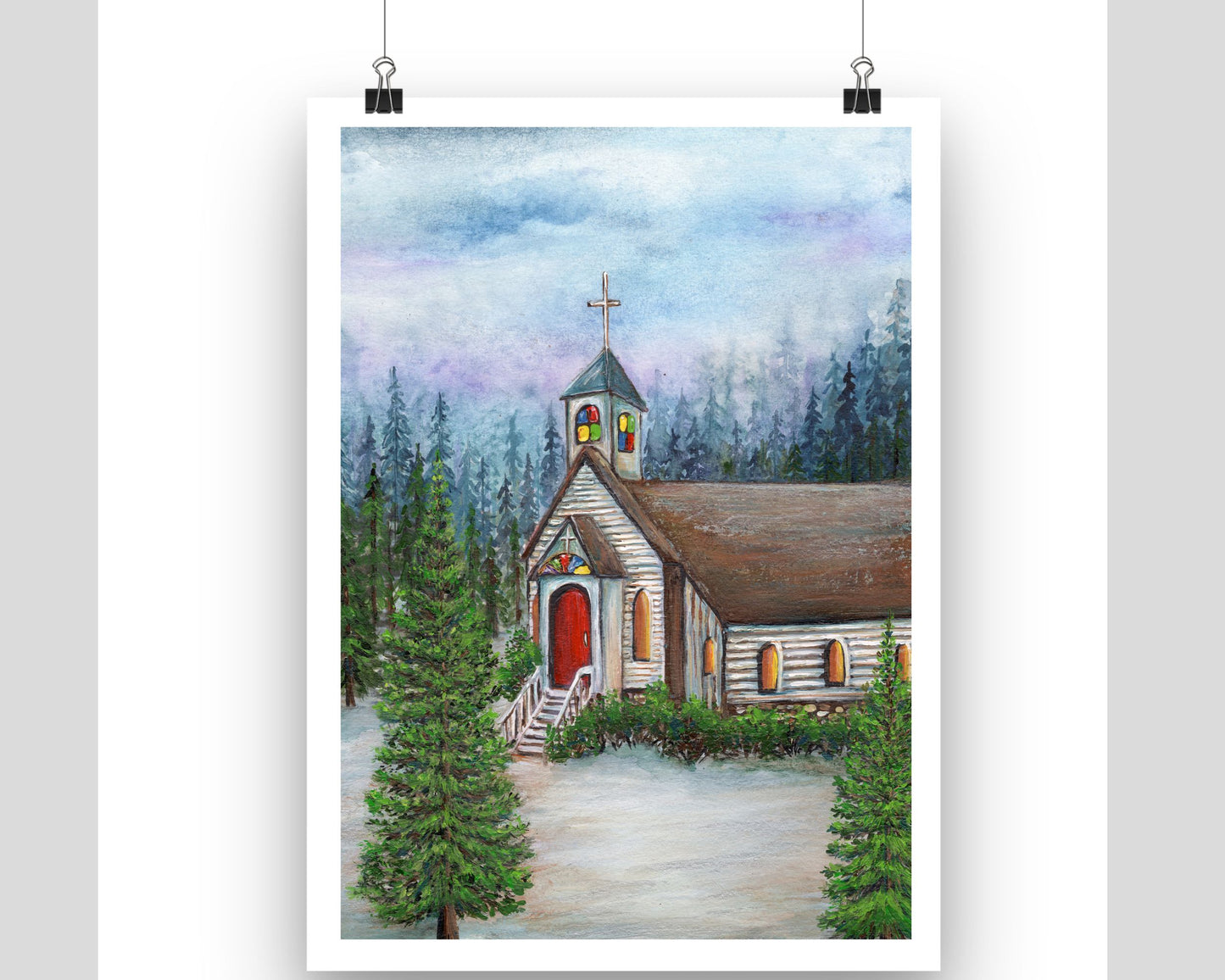 Country Church Print