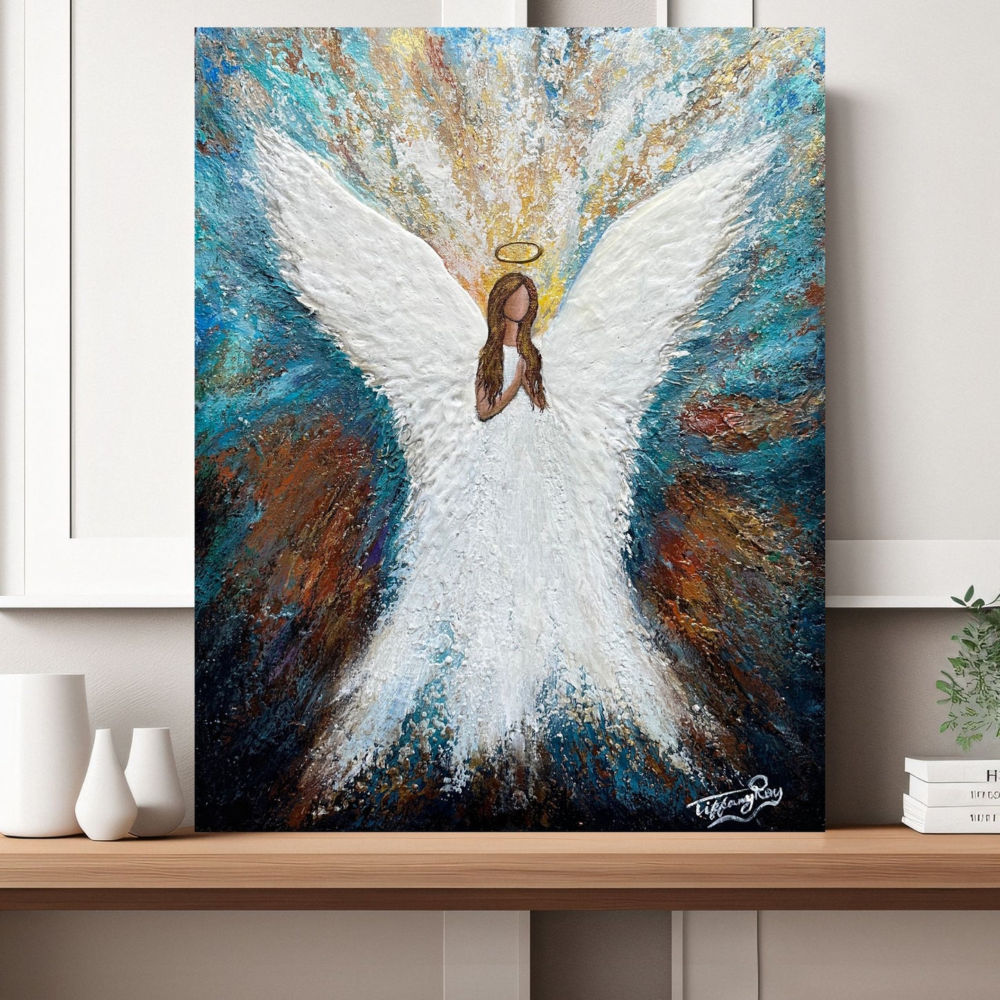 Abstract Angel painting