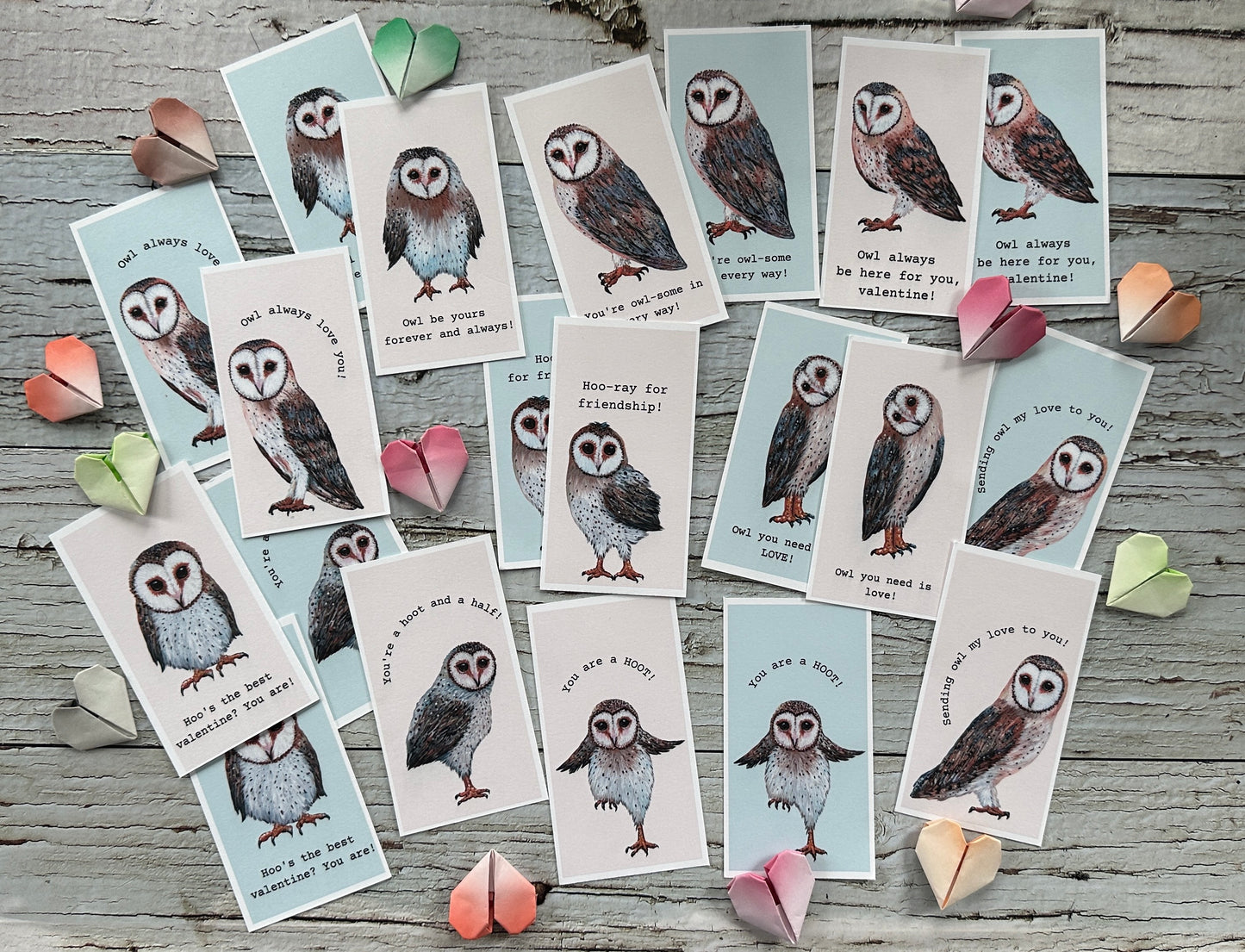 20 Min Owl Valentines Cards