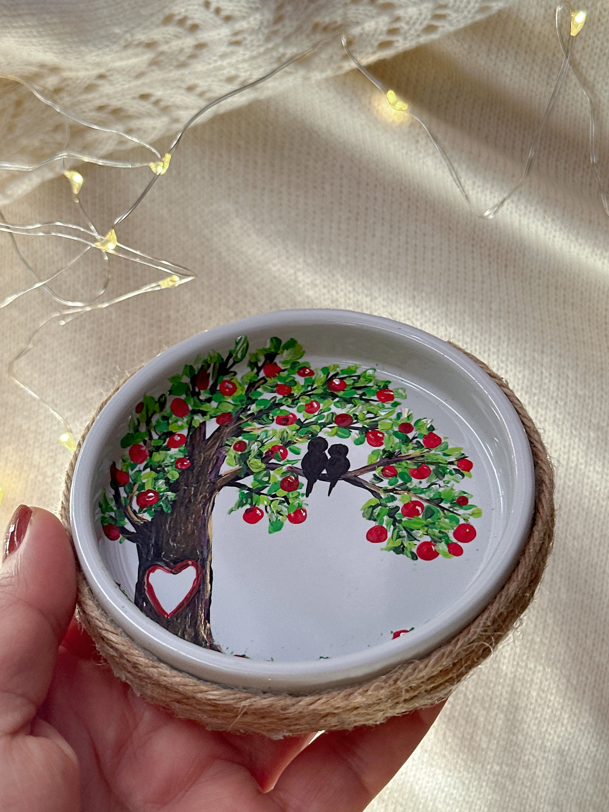 Wedding Ring Dish, Personalized Holder, Christmas Gift for Couples
