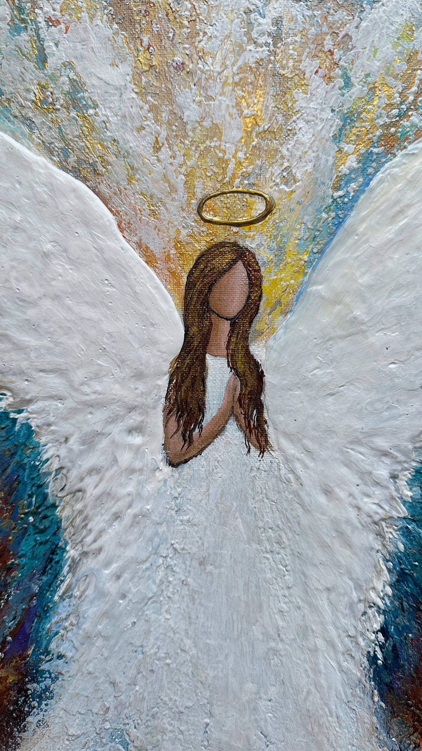 Abstract Angel painting