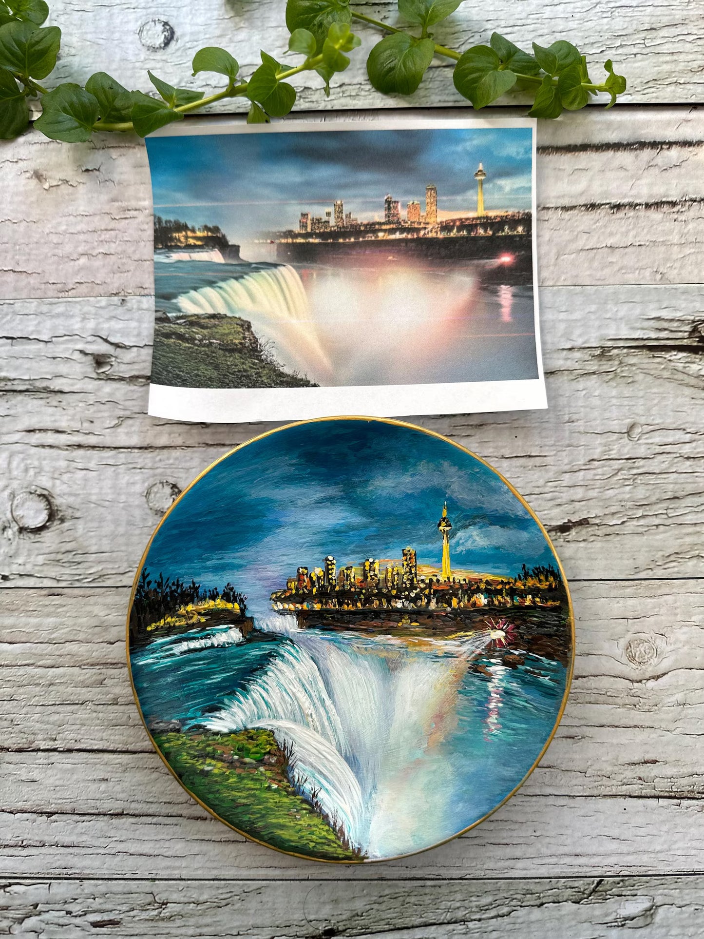 Hand Painted Dish From Your Photo, Custom Wedding Ring Holder
