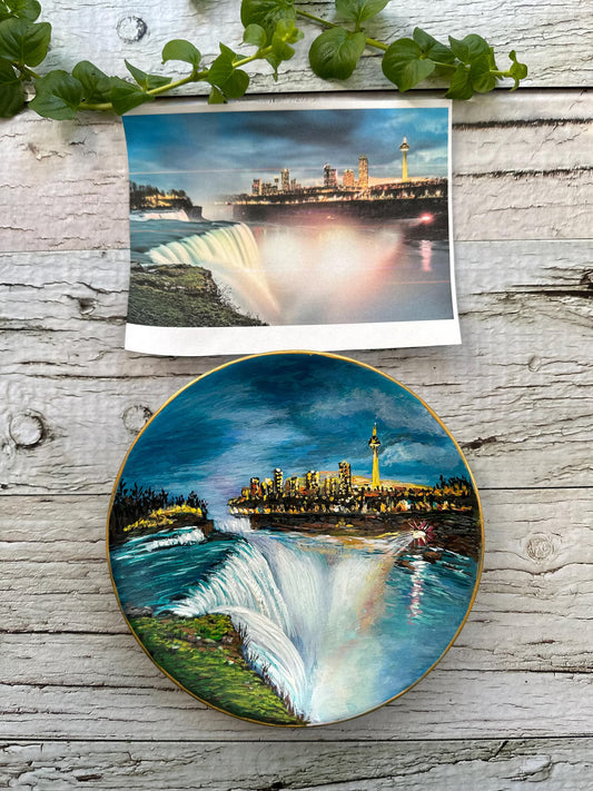 Hand Painted Ring Dish From Your Photo, Custom Wedding Holder