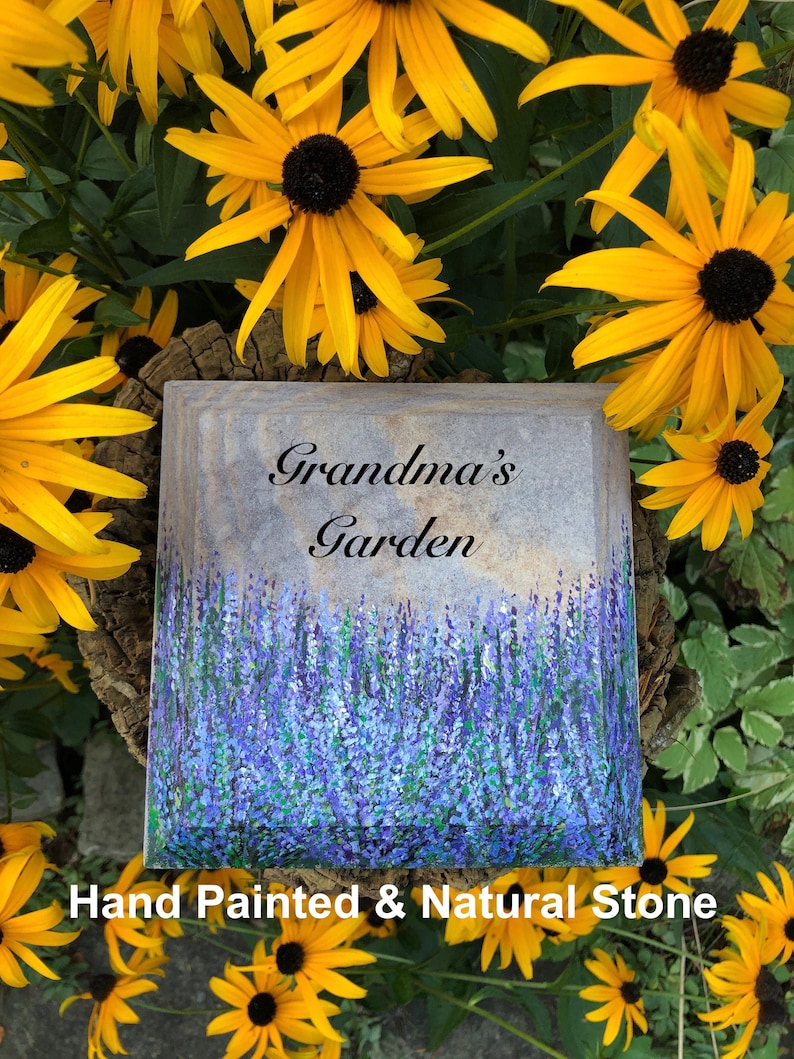 Hand Painted Grandma's Stone