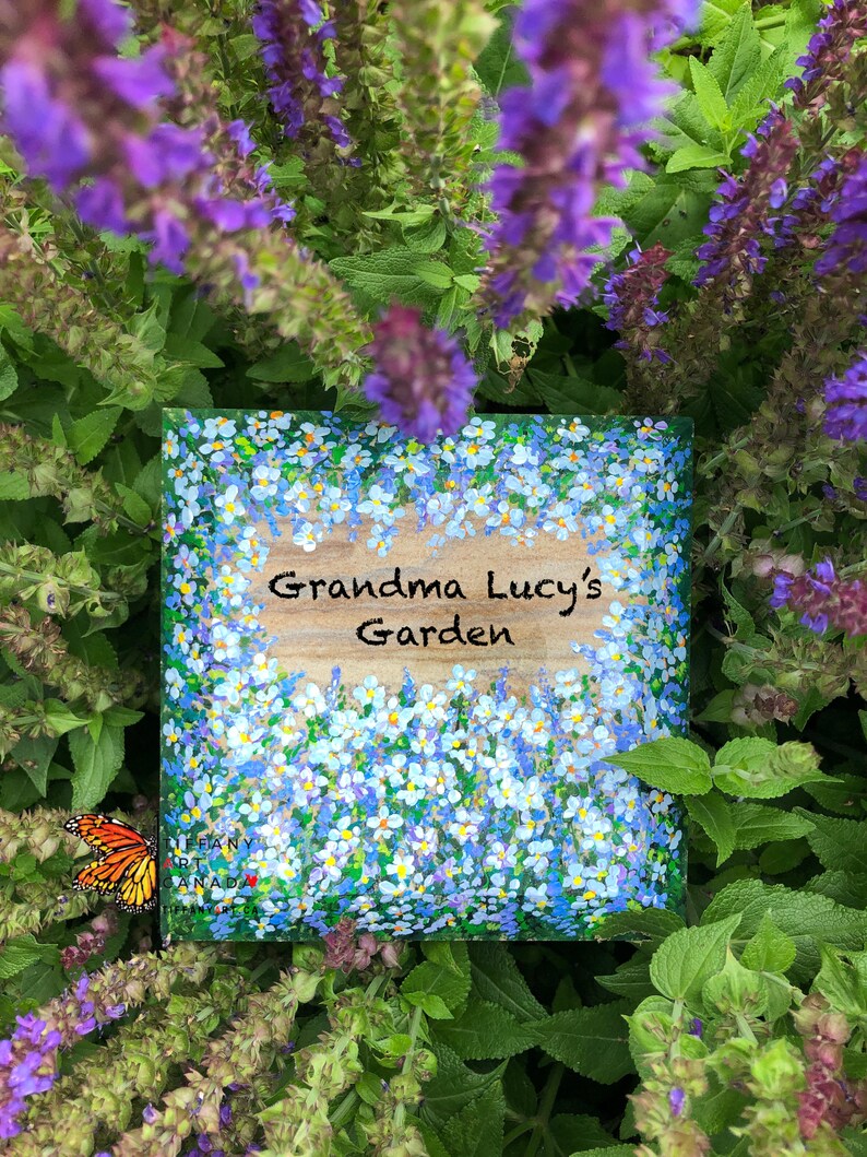 Hand Painted Grandma's Stone