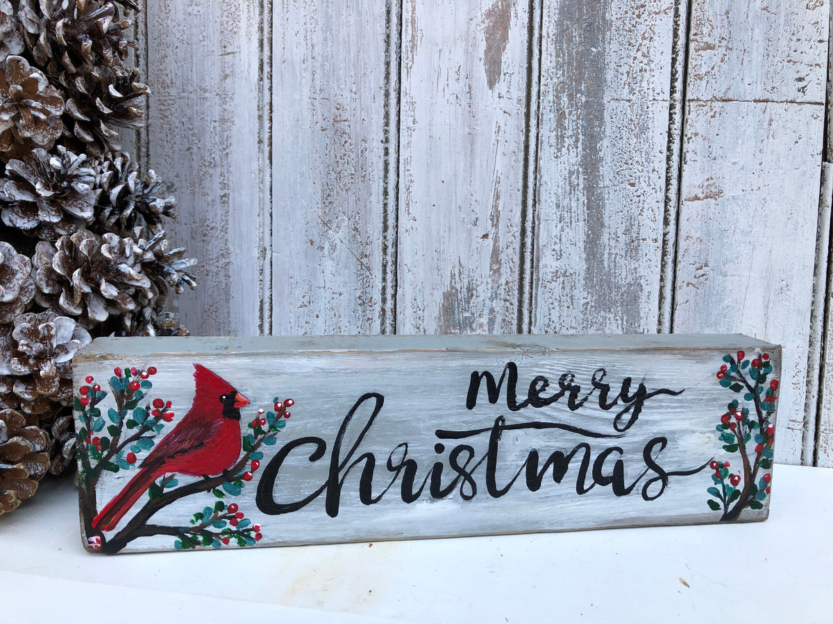 Christmas wood sign set - photo 5