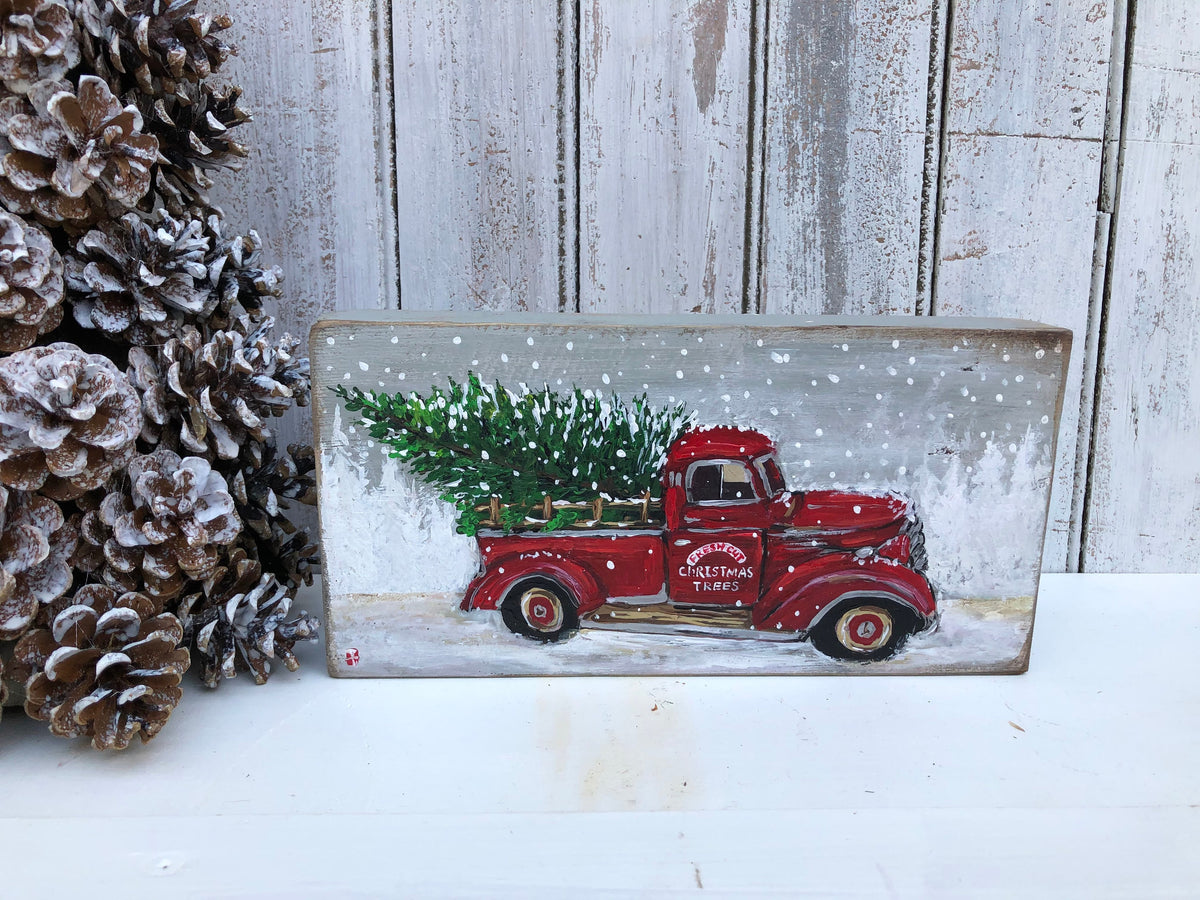 Christmas wood sign set - photo 6