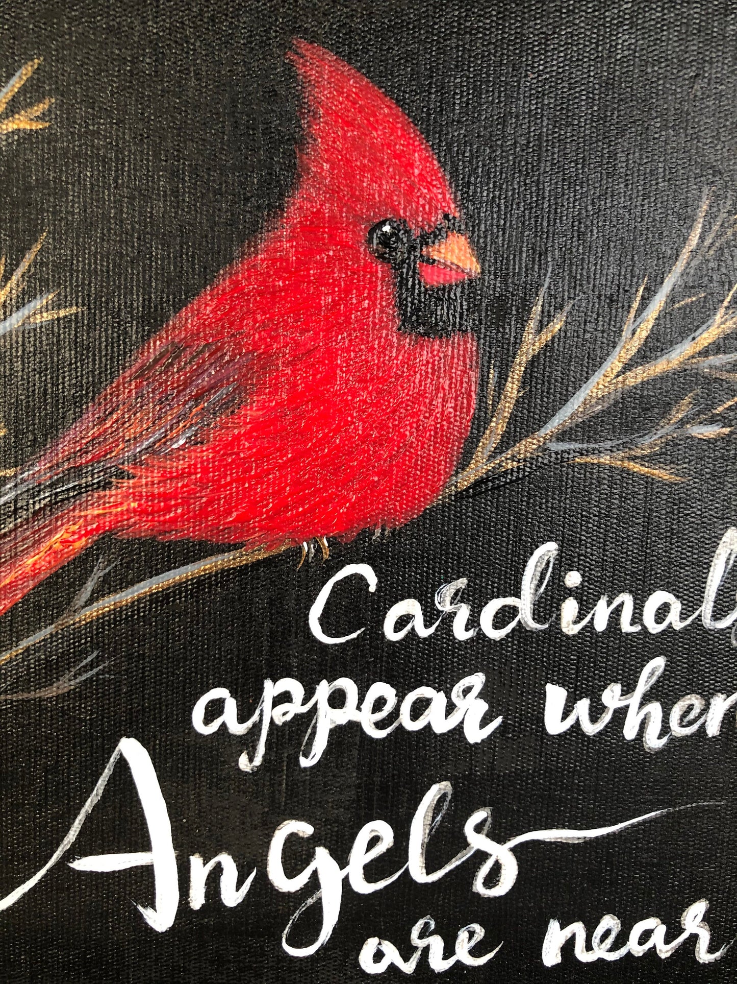 Cardinal Memorial Stone 8x8"