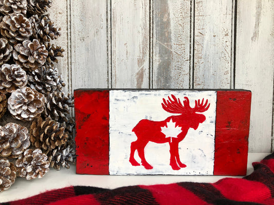 Canada Flag, Maple leaf, Canada decor, Canada sign, Canada Day, Canadian decor, Canadian Maple Leaf, hand painted sign, Made in Canada