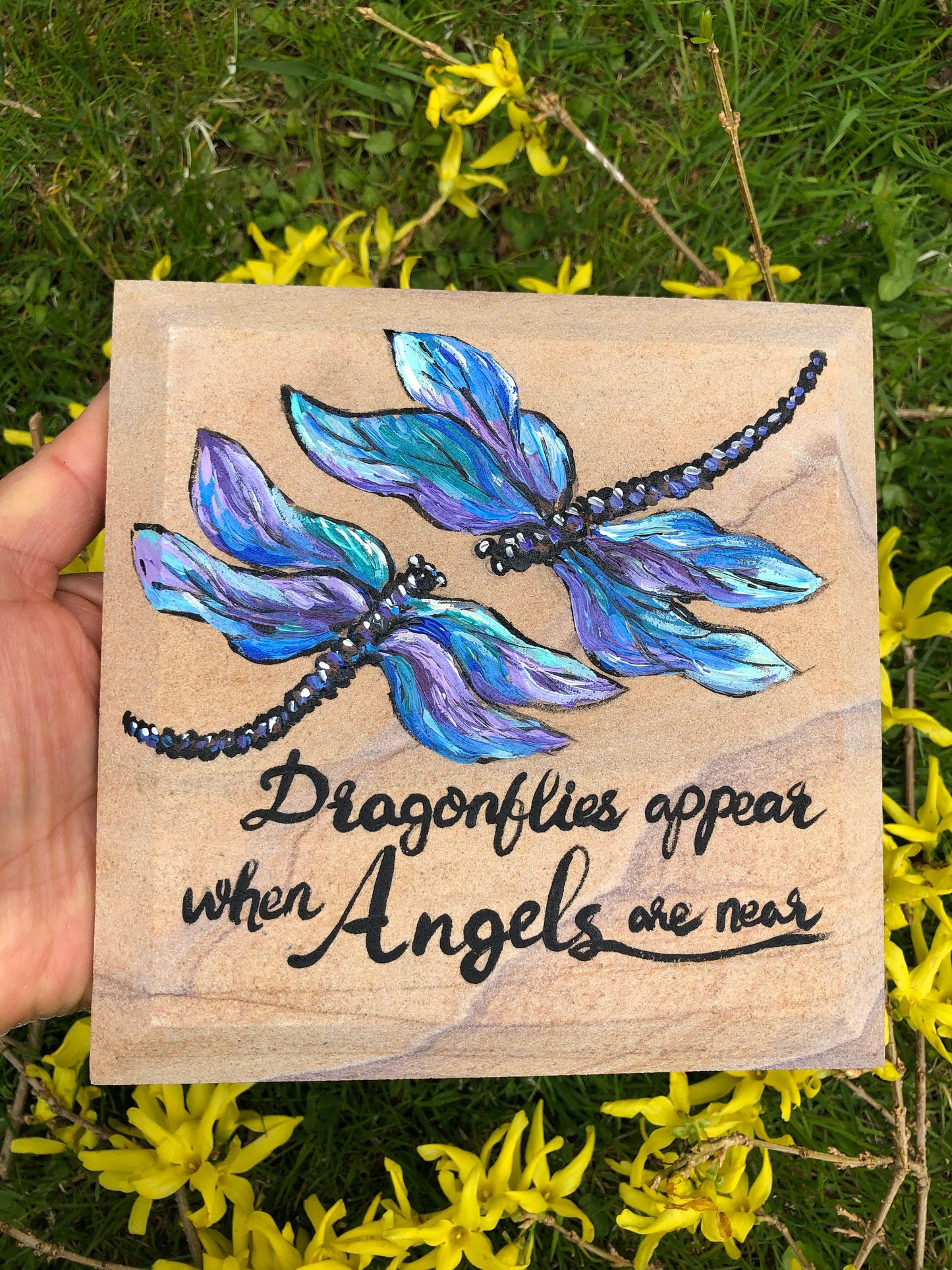 Dragonfly Memorial Stone