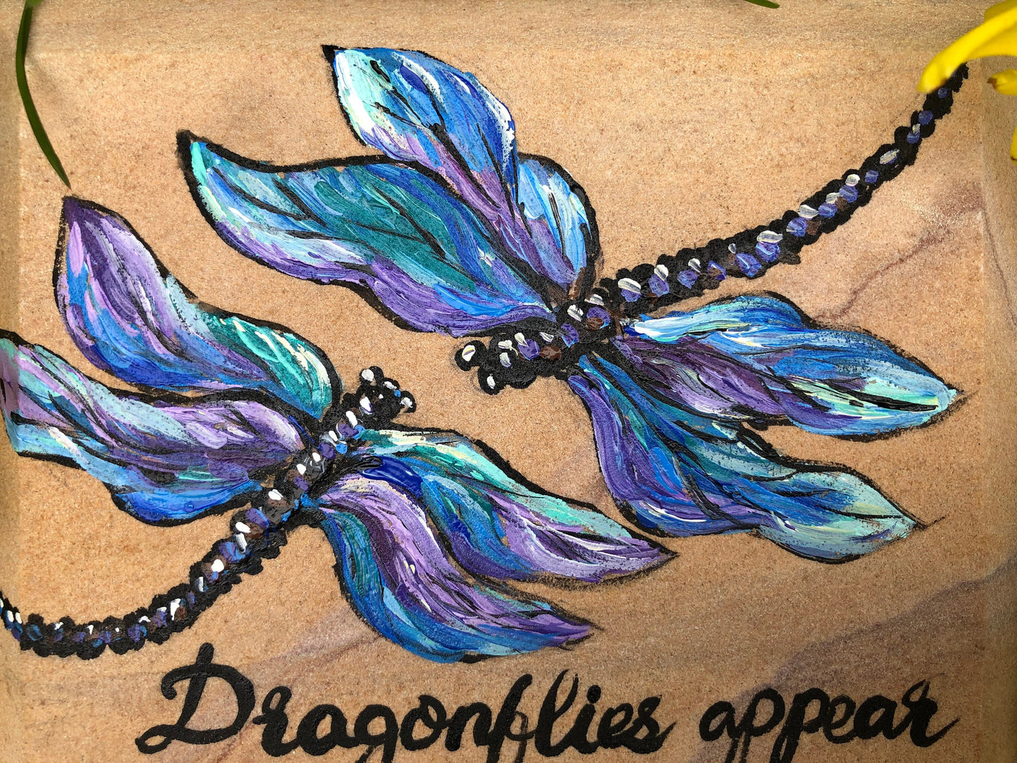 Dragonfly Memorial Stone
