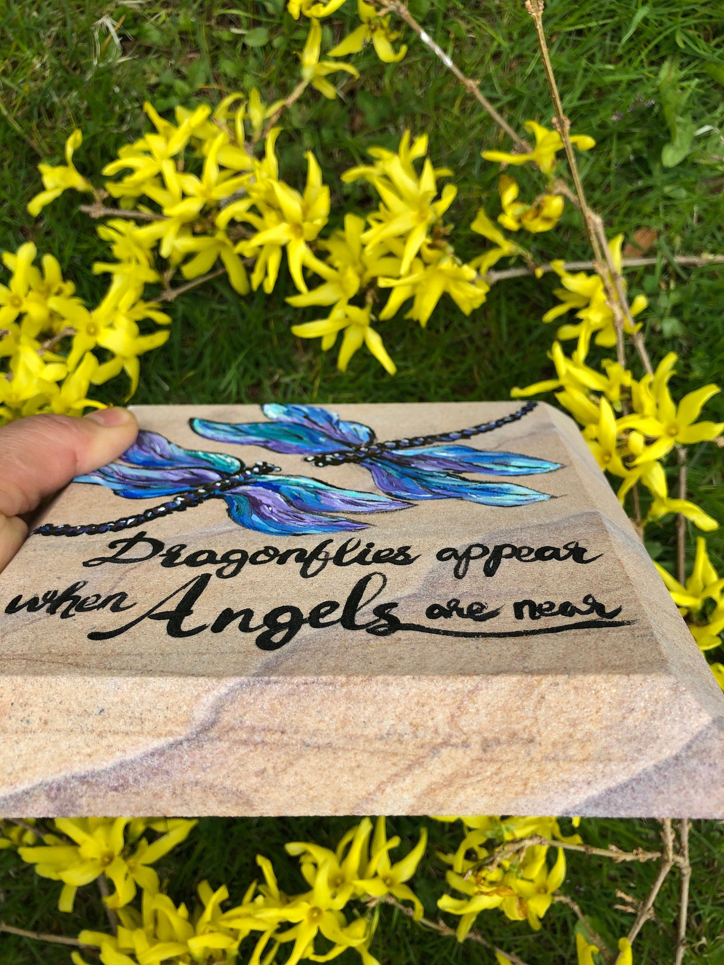 Dragonfly Memorial Stone