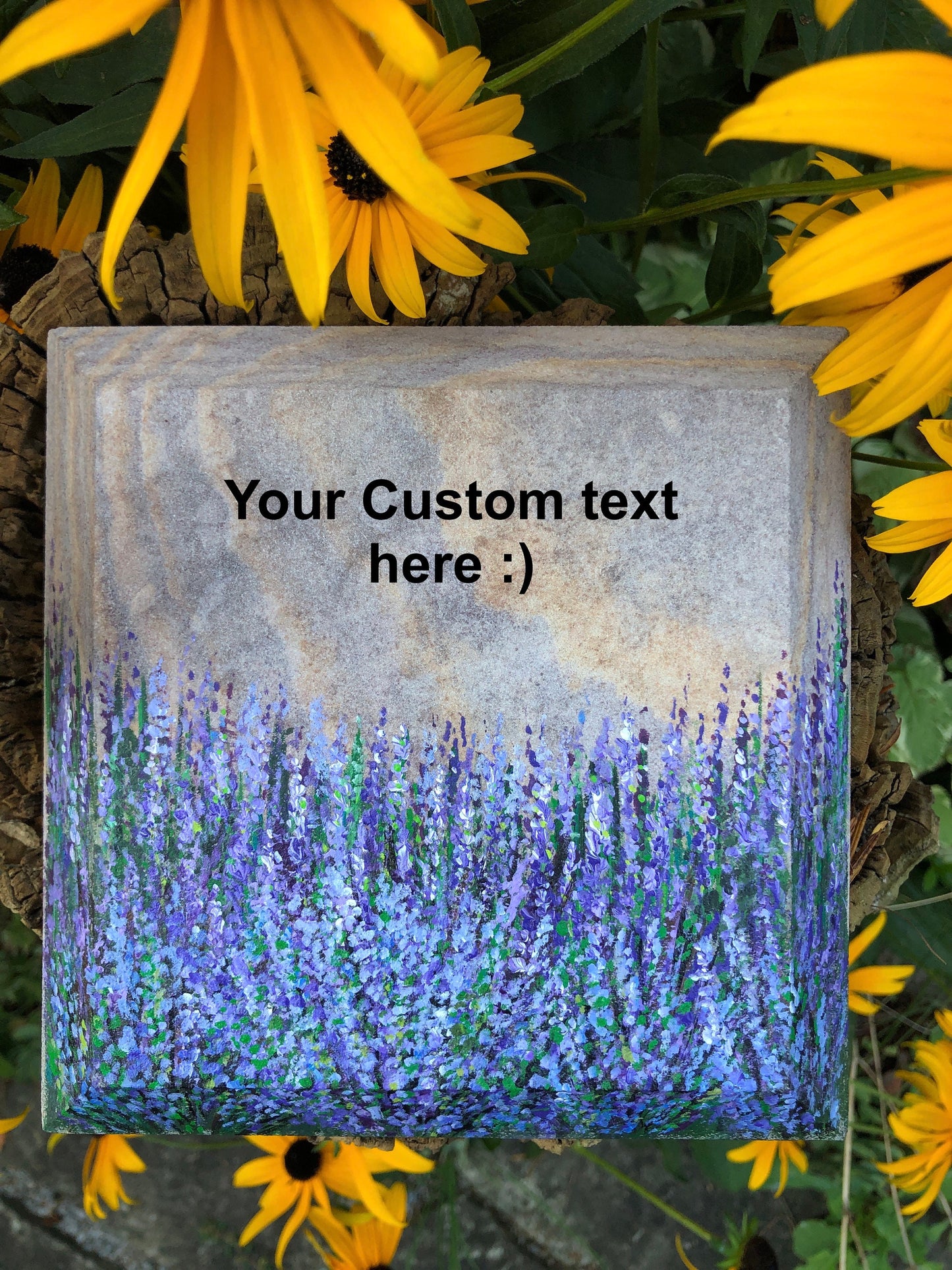 Grandma Garden Stone 6.25x6.25"