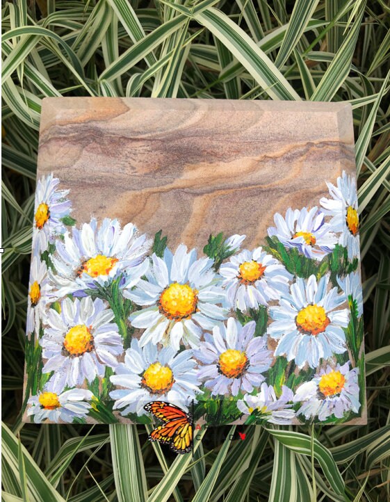 Butterfly Memorial Stone 6.25x6.25"