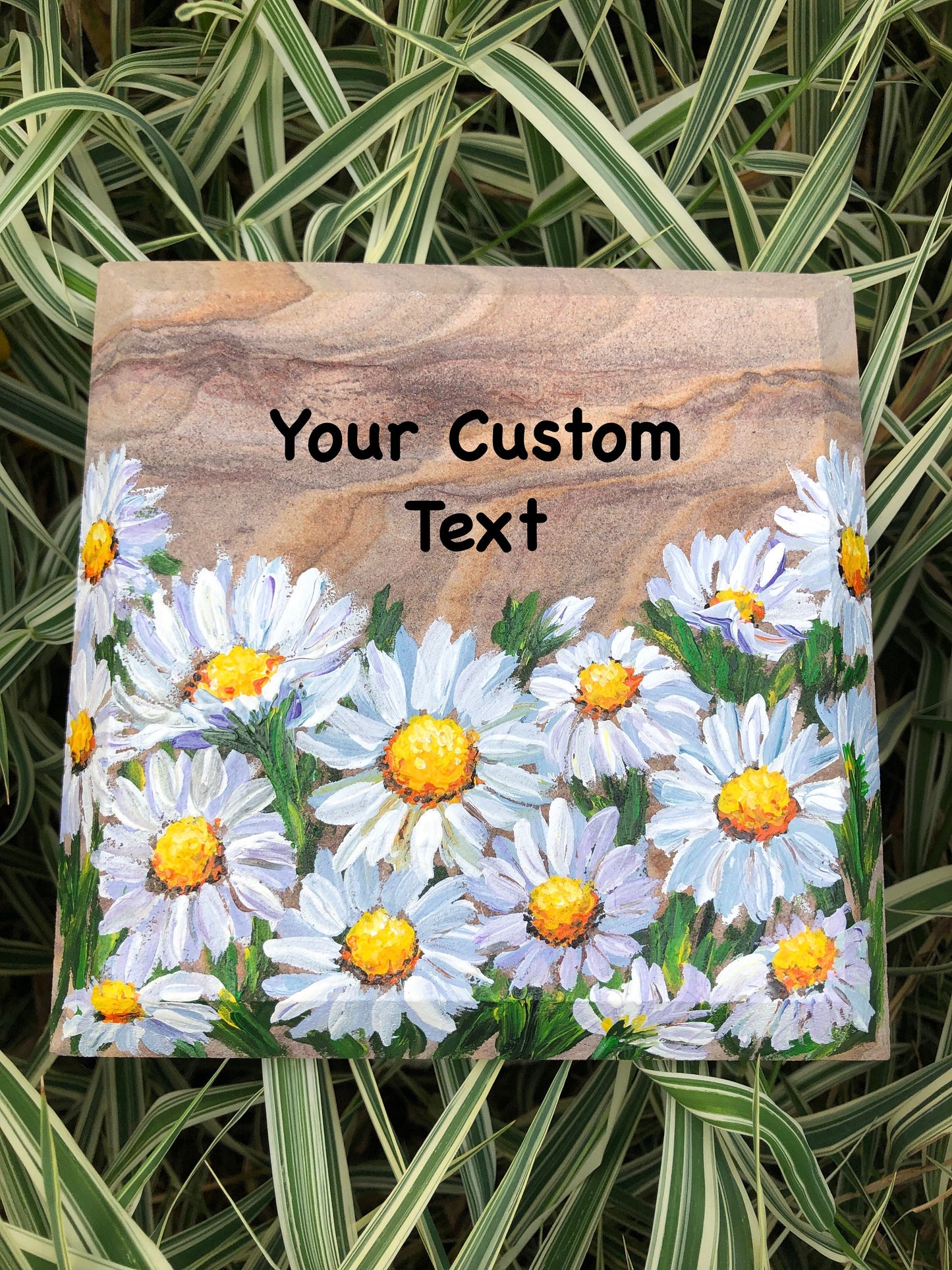 Daisy Memorial Stone 6.25x6.25"