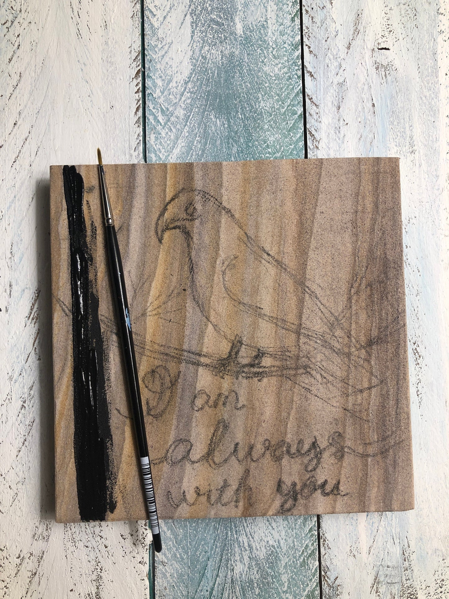 Angel Memorial Stone 6x9"