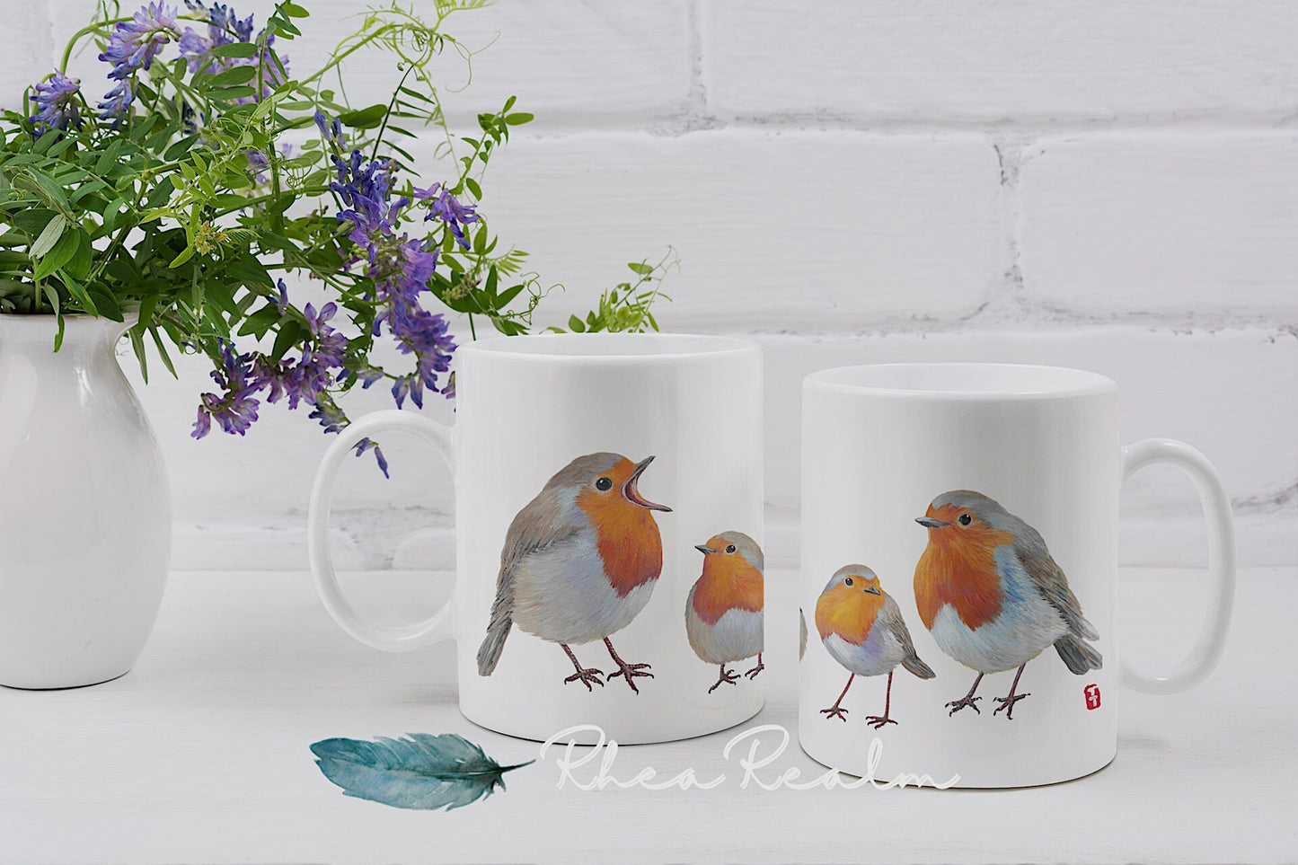 Personalized Robin Mug