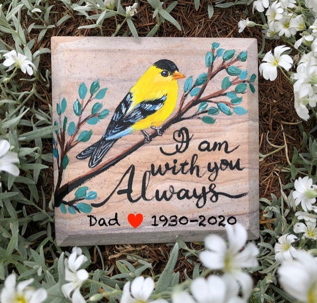 Hummingbird Memorial Stone 6.25x6.25"