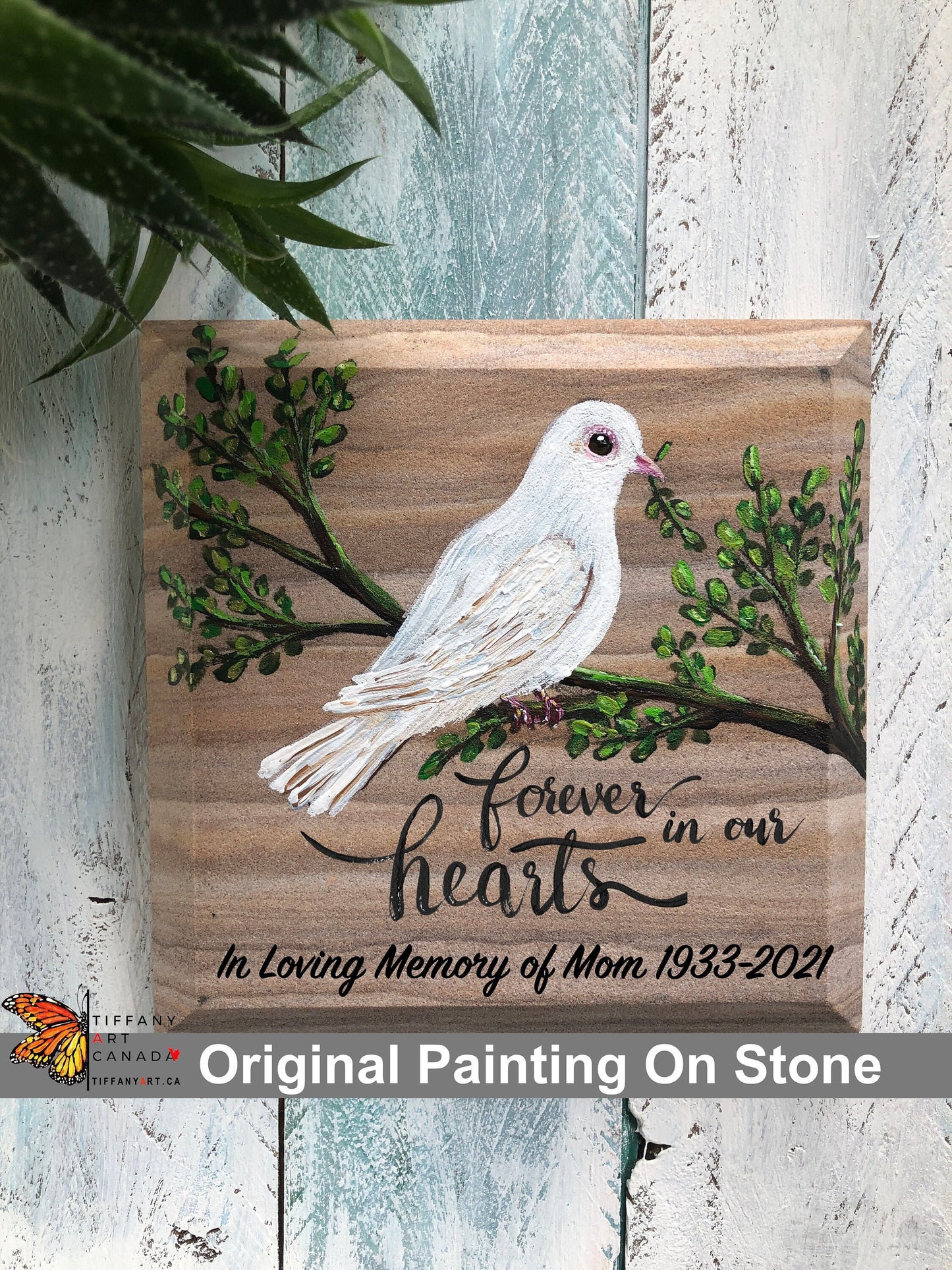 Hummingbird Memorial Stone 6.25x6.25"