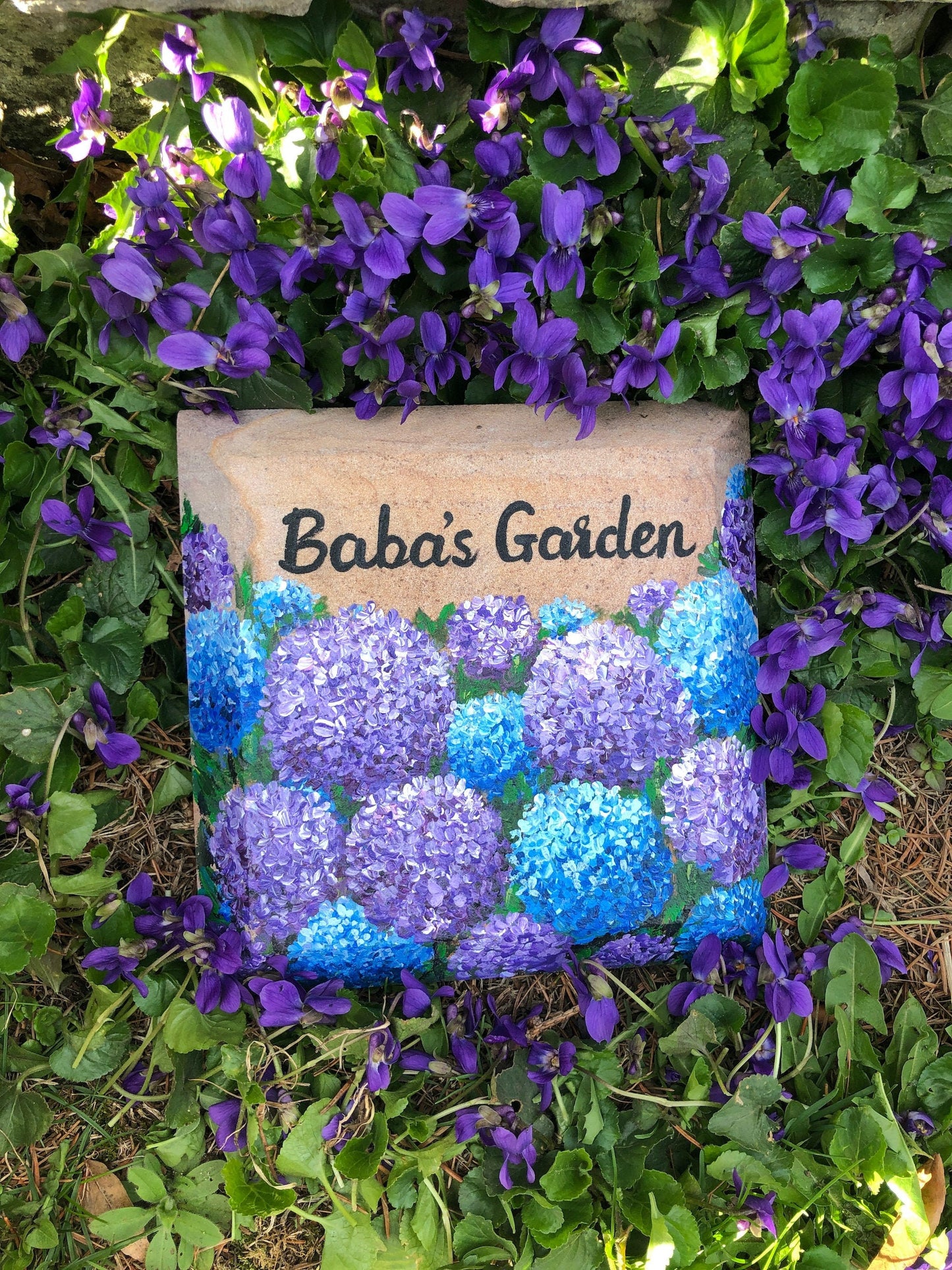 Grandma Garden Stone 6.25x6.25" (3)