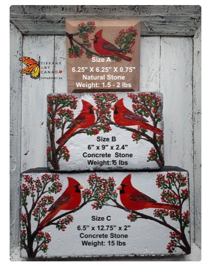 Robin Memorial Stone 6.25x6.25"